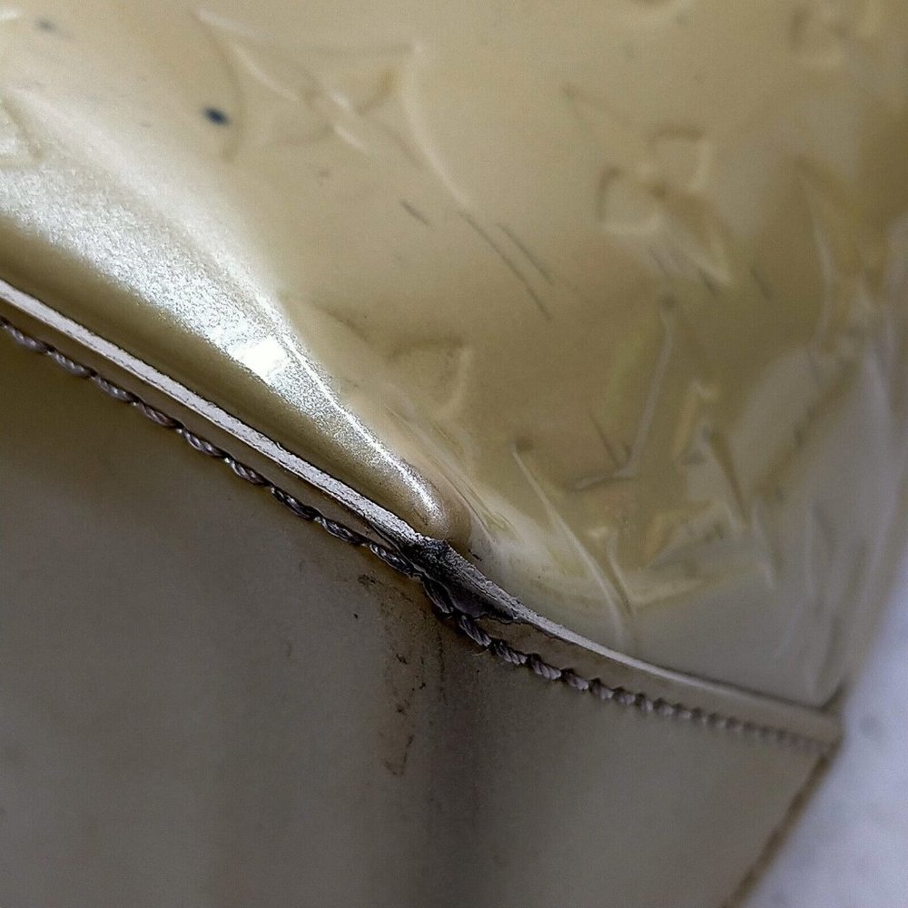Louis Vuitton Yellow Patent Monogram Satchel - Picture 6 of 12